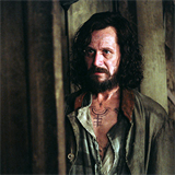 Gary Oldman jako Sirius Black z Harryho Pottera.