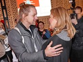 Dagmar Havlová na charitativní akci v La Fabrice s Tomáem Klusem