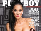Andrea Pomeje na titulní stránce Playboye.