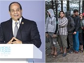 Egyptský prezident Abdel Fattah al-Sisi vyzval muslimy, aby nechodili do Evropy.