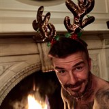 David Beckham oslavil Vnoce s vtipnmi sobmi parohy.