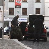 Policist mli kvli pepaden banky v Pbrami dost napilno.