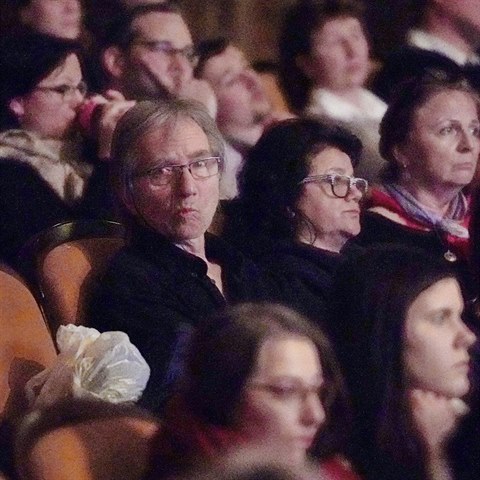 Ji Vondrek a Hana Sorrosov na premie filmu Beyond Her Lens.