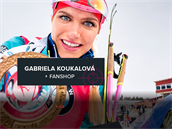 Gabriela Koukalová má svj vlastní fanshop!