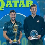 Tom Berdych se vrtil na pelomu roku na kurty po plron pauze. V katarskm...