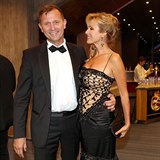 Jaromír Soukup s partnerkou Kateřinou Brožovou