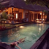 Simona Krainová si užívá relax na Bali.