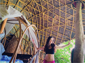 Lilia Khousnoutdinova v ráji na Bali.