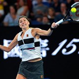 Čtvrtfinále Australian Open zvládla Petra Kvitová za necelých sedmdesát minut.