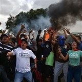 V ulicch Venezuely probhaj ostr protesty.