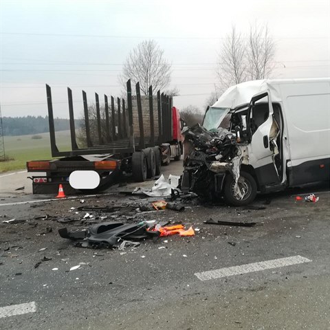 Nehoda se stala u Novho Dvora na hlavnm tahu mezi eskmi Budjovicemi a Pskem.