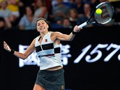 tvrtfinále Australian Open zvládla Petra Kvitová za necelých sedmdesát minut.