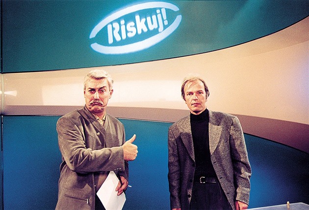 Rosák moderoval Riskuj! od roku 1999 a práv jeho si se soutním poadem...