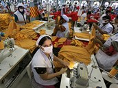 V Bangladéi se nachází více ne 4500 textilních továren.