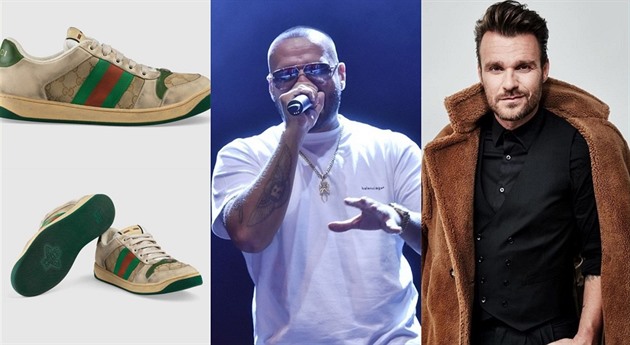 Předražené boty Gucci: Kdo z našich celebrit by skočil po ošuntělých  teniskách?