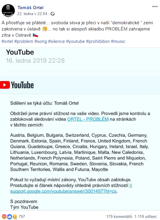 YouTube smae Ortelovi psniku a on to svd na demokratickou zemi.