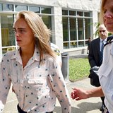 Michelle Carter bhem pedchozho soudnho len, 2017