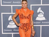 Fergie na pedávání cen Grammy.