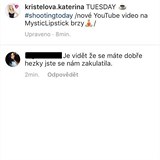 Kateřina Kristelová pozvala fanoušky na video a někteří z nich si všimli jisté...