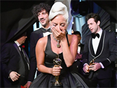 Lady Gaga na Oscarech pedvedla srdceryvný pednes.
