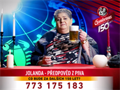 Jolanda a piveko.