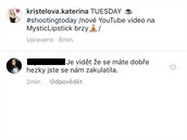Kateina Kristelová pozvala fanouky na video a nkteí z nich si vimli jisté...