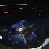 K nehod� do�lo v p�tek ve�er na d�lnici D1.