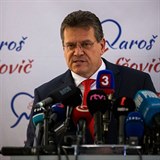 Dokáže kandidát vládního Směru Maroš Šefčovič předstihnout favoritku Čaputovou?