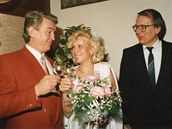 Jií a Hanka Krampolovi se vzali v únoru roku 1993.