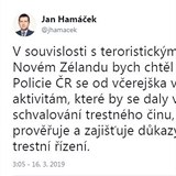 Miroslav Kalousek je zhnusen z toho, e nkte nainci schvaluj teror na...