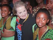 Madeleine Albright je první enou, která zastávala post ministryn zahranií...