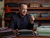 Tom Hanks miluje psací stroje.