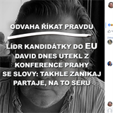 Pavel Hornt na Facebooku promluvil o incidentu z konference SPD.