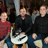 Trio porotců soutěže MasterChef - Přemek Forejt, Radek Kašpárek, Jan Punčochář.