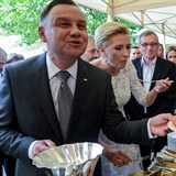 Smacznego neboli Dobrou chu, k polsk prezident Andrzej Duda, kter oznail...