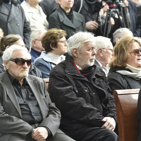 Antonn Hardt, Josef Abrhm a Libuka afrnkov na pohbu Stanislava Zindulky.