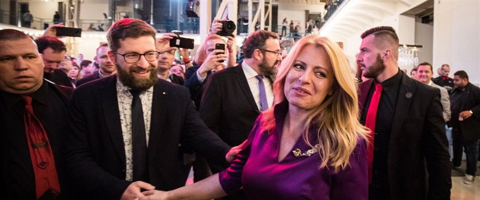 Zuzana aputová je novou slovenskou prezidentkou.