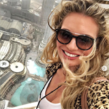 Lucie Borhyová si užila výhled z nejvyššího mrakodrapu na světě.