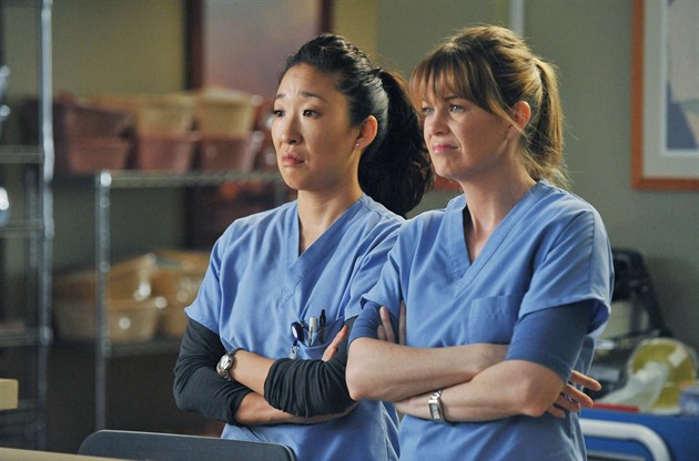 Meredith a Cristina ze seriálu Chirurgové