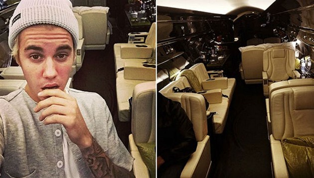 Justin lhal, že si koupil letadlo