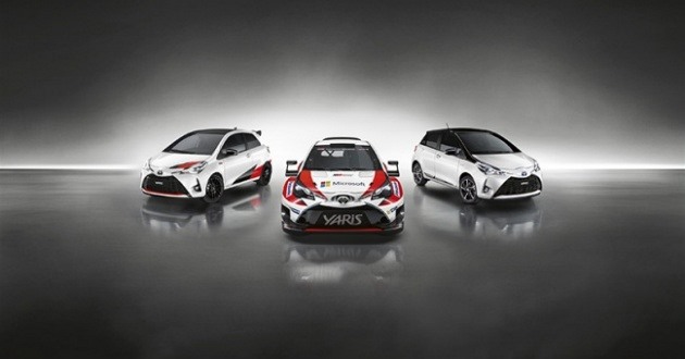 Toyota Yaris GRMN: Podpora znaky ve WRC