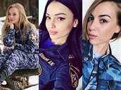Fotogalerie: Ruské holky u armády, s tmi válit nechcete