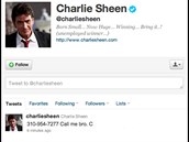 Charlie Sheen omylem hodil na Twitter svoje telefonní íslo