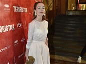 Tatiana Vilhelmová na premiée filmu Teroristka