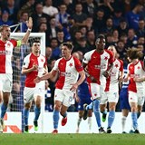 Fotbalov Slavia sice vypadla ve tvrtfinle Evropsk ligy s Chelsea. V pohru...