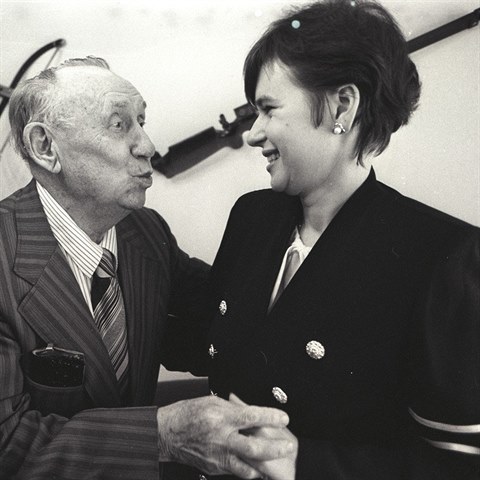Jára Kohout s manželkou Marcelou.