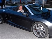 Jeremy Clarkson, Richard Hammond and James May film an episode of the hit BBC motoring show Top Gear in Puerto Banus Marina, Marbella, Spain.