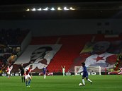 Slavia mla pi zápase s Chelsea zavené kvli výtrnostem fanouk dva sektory...