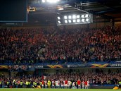 Slavia mla na Stamford Bridge obí podporu.