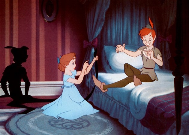 Animovan pohdka Peter Pan od Disneyho.